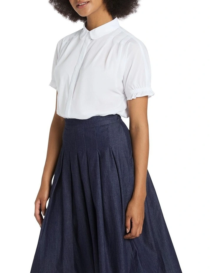 Nadie Cotton Shirt in White