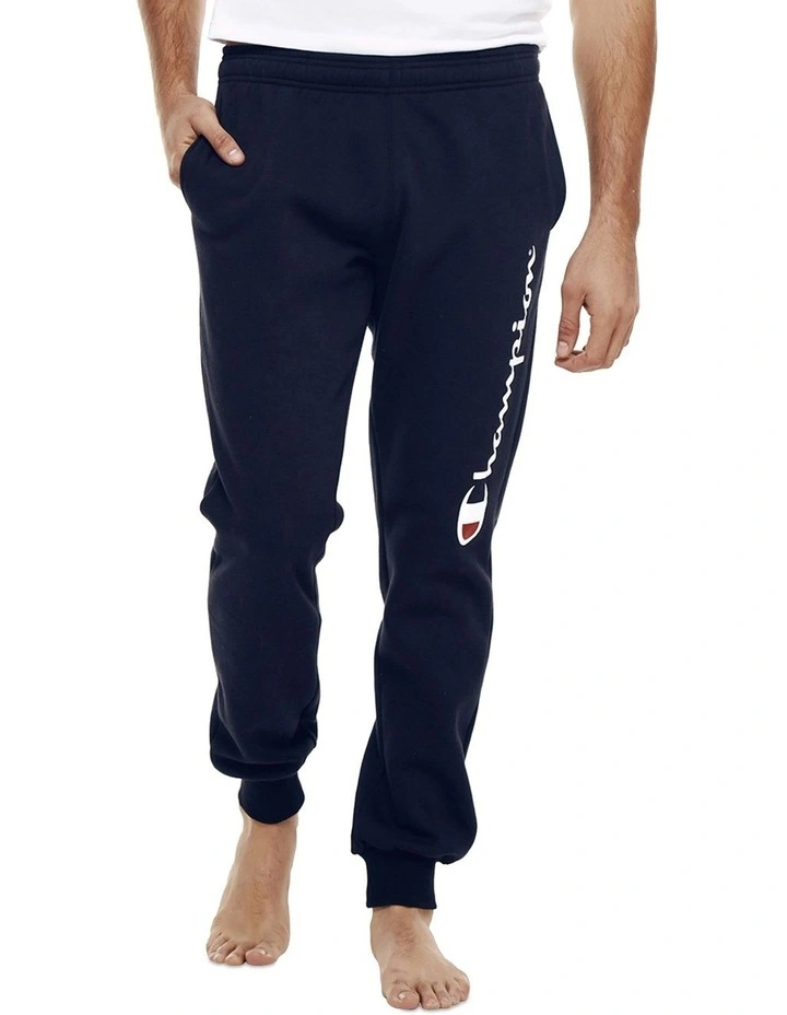 Script Slim Leg Cuff Pant in Black