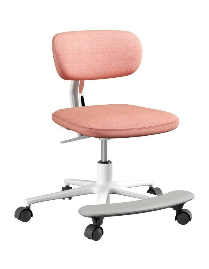 Cassia Ergonomic Study Chair in Coral Red