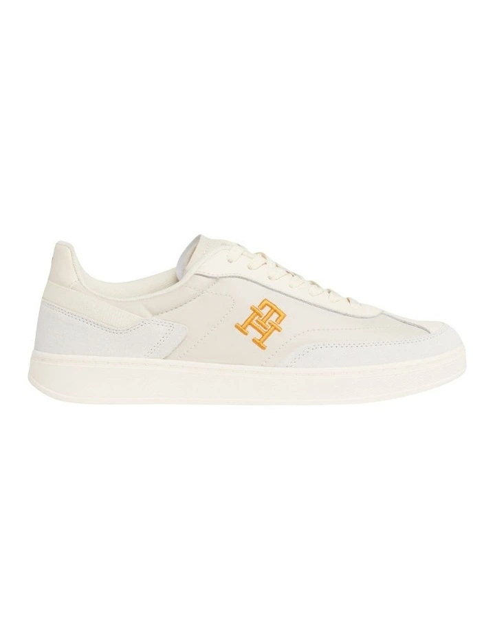 Heritage Suede Court Trainers Shoes in Calico