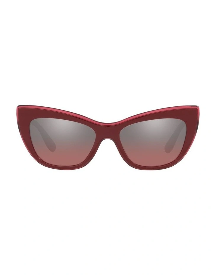 0DG4417 Sunglasses in Bordeaux Transparent