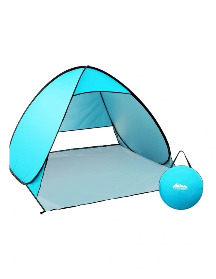 Pop Up Beach Tent Camping Hiking 3 Person Sun Shade Fishing Shelter