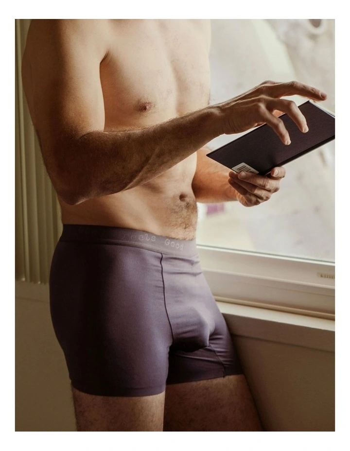 Boxer Trunk in Pewter