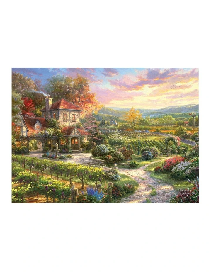 Kinkade Wine Country Living Puzzle 1000 Piece