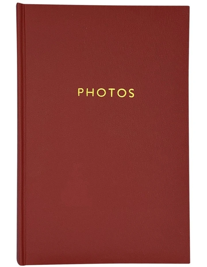 Photo Album Slip-in 4x6 300 Photo in Havana Red