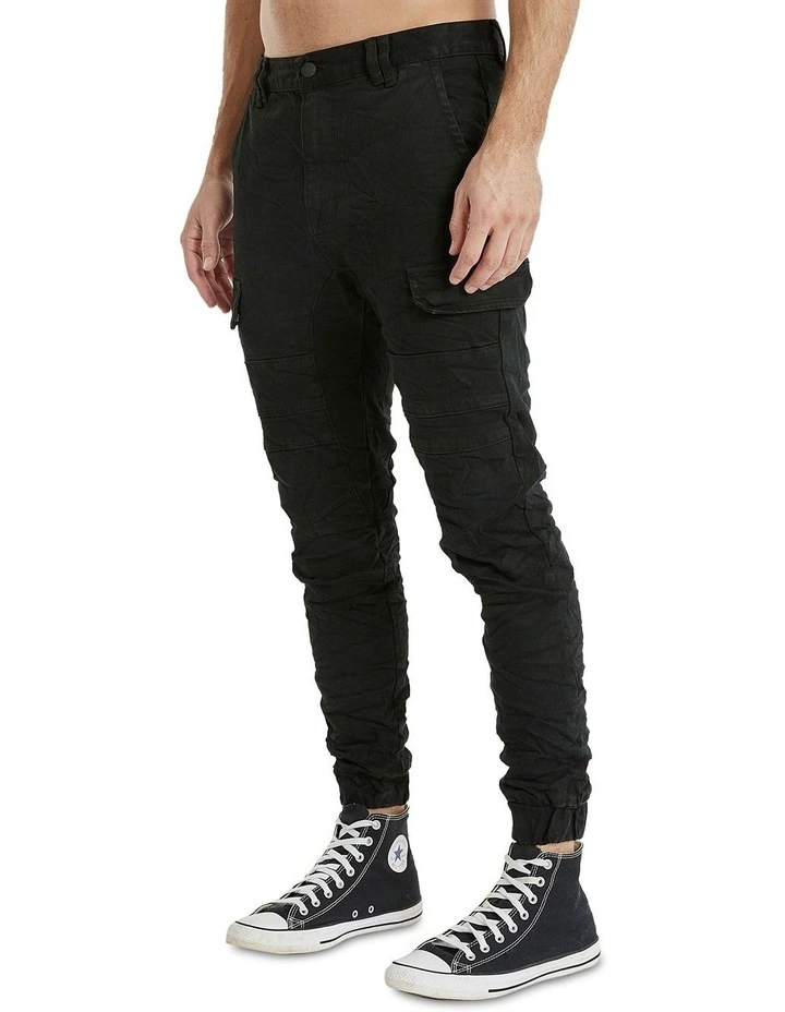 Salem Denim Jogger in Black