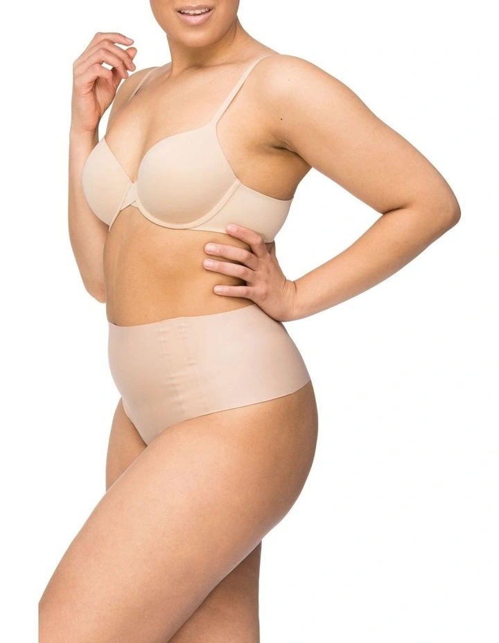 Body Light Waisted G-String Brief in Beige