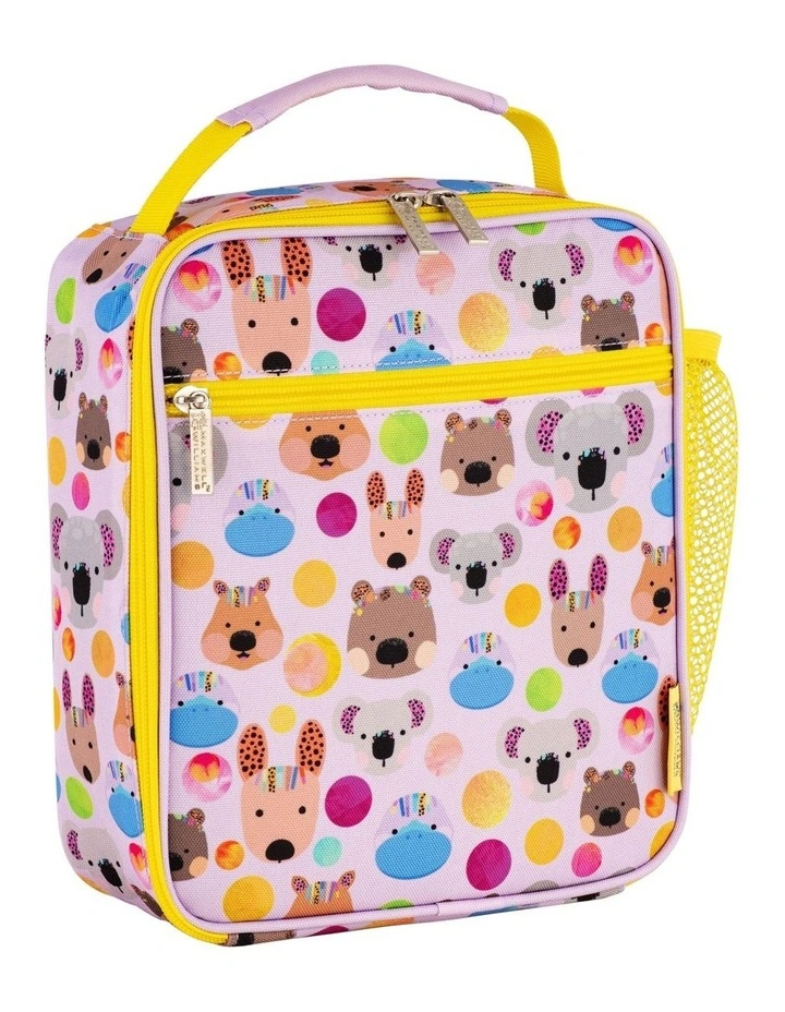 Kasey Rainbow Insulated Lunch Bag in Pink