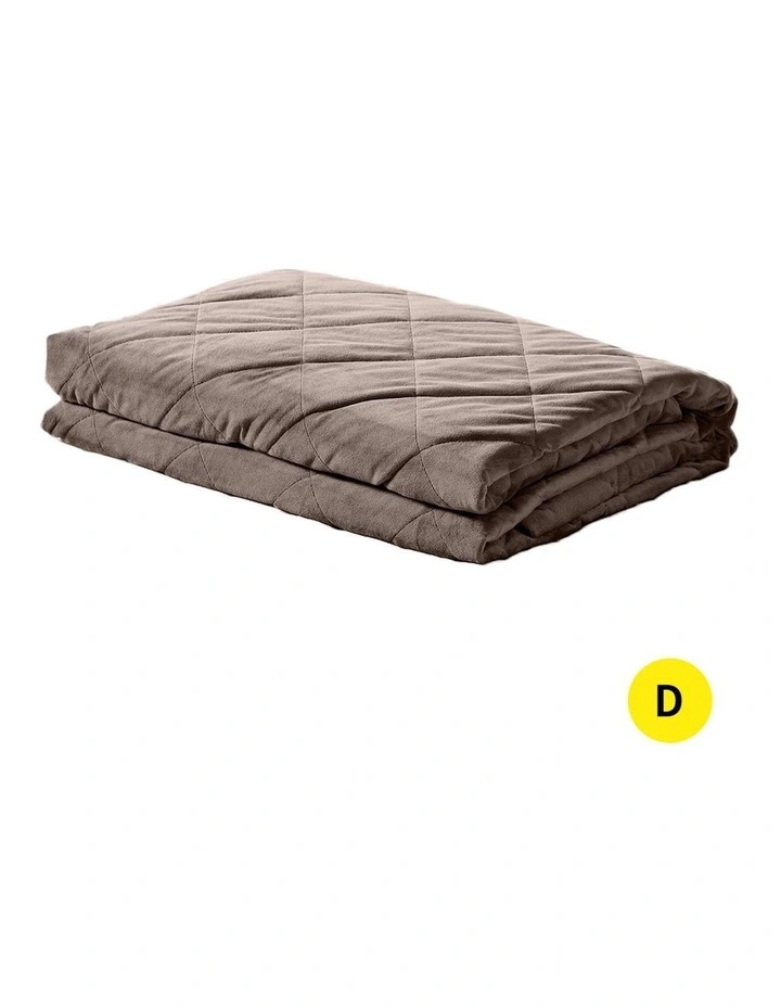 Adults Size Anti Anxiety Weighted Blanket 9kg in Mink