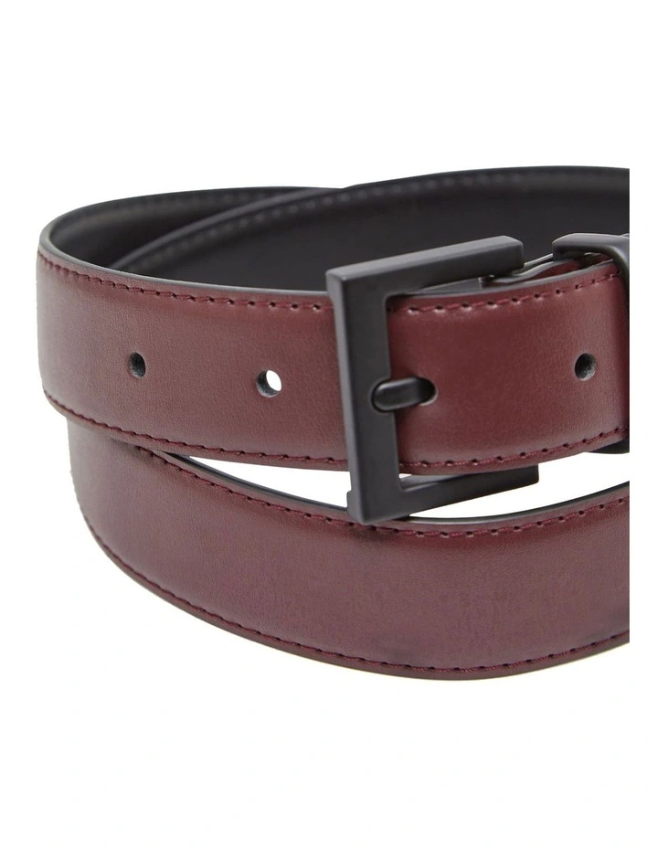 Sadie Pant Belt in Dark Red