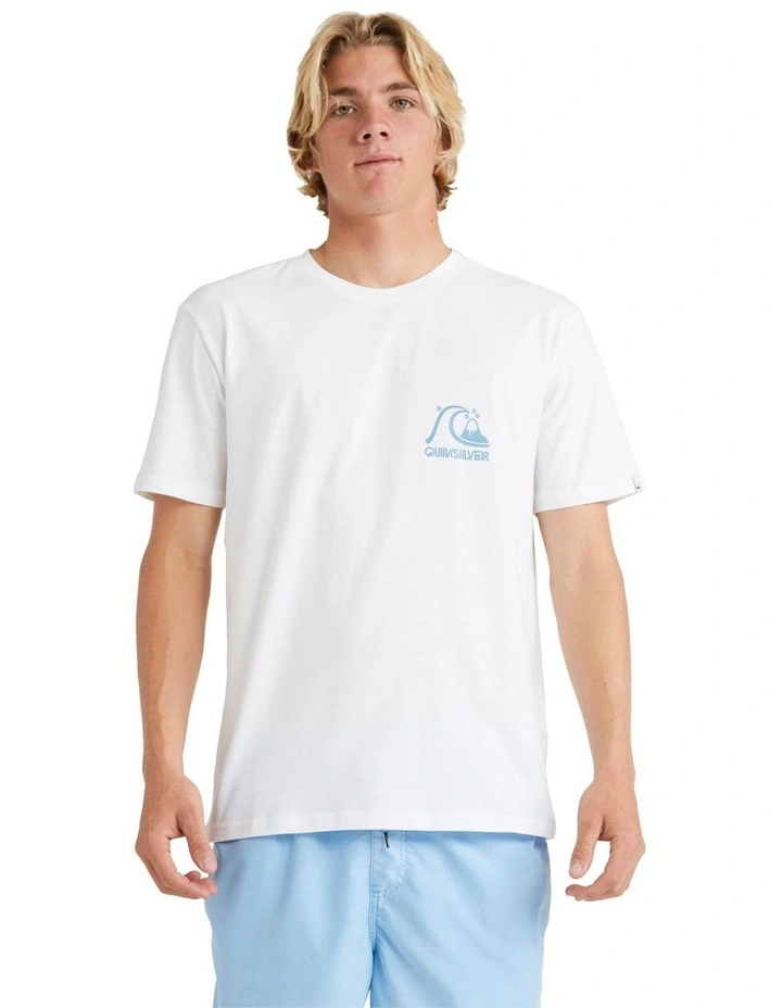 Bubble Logo Short Sleeve T-shirt in White
