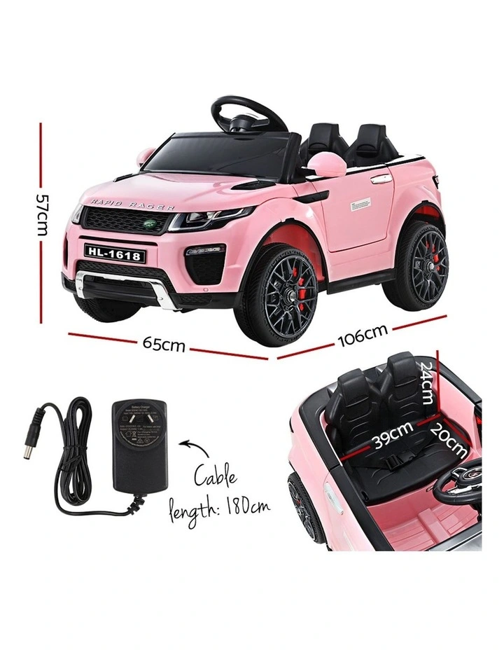 Kids Range Rover Evoque Ride On Car 12V SUV Pink