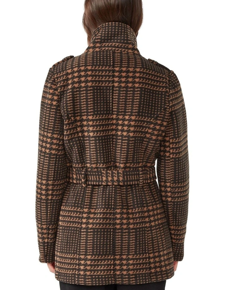 Rubens Jacket in Black/Brown