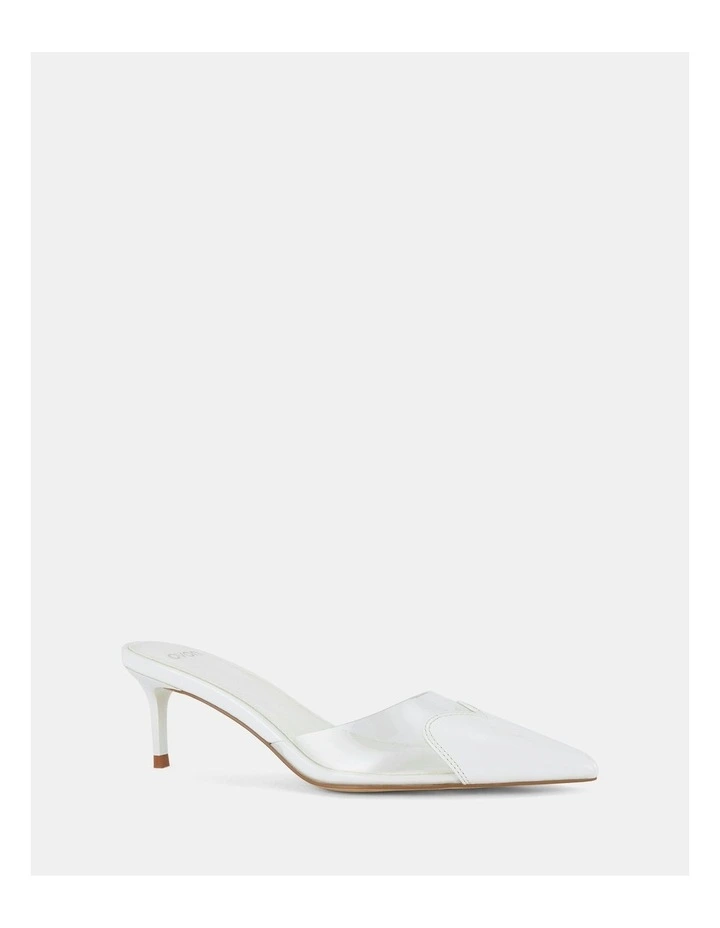 Ingria Heels in White Patent