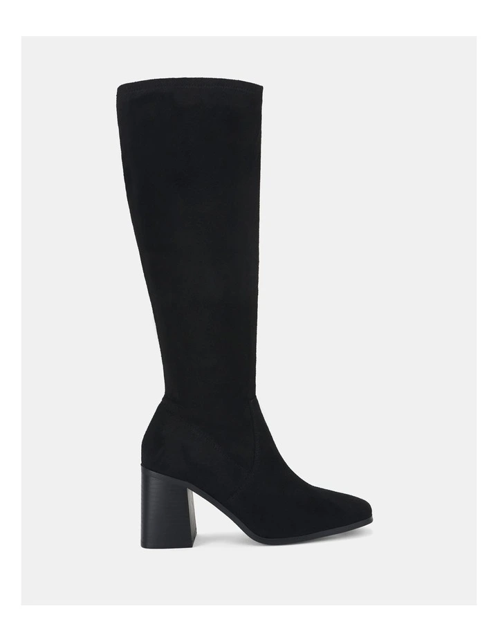 Ozzy Boots in Black Suede