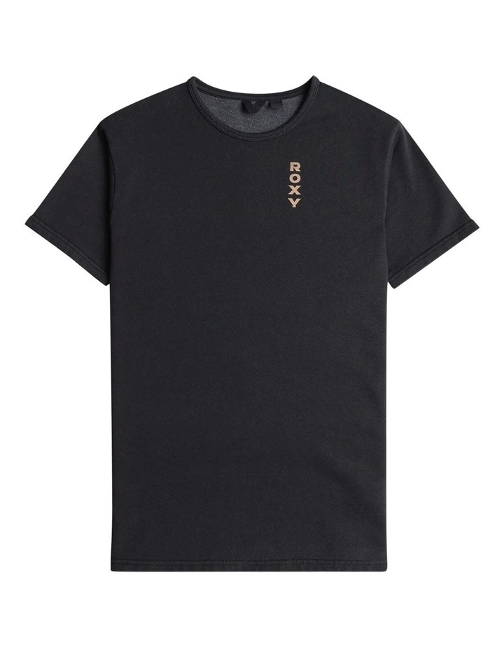 Late Night Talking Short Sleeve Tee in Anthracite