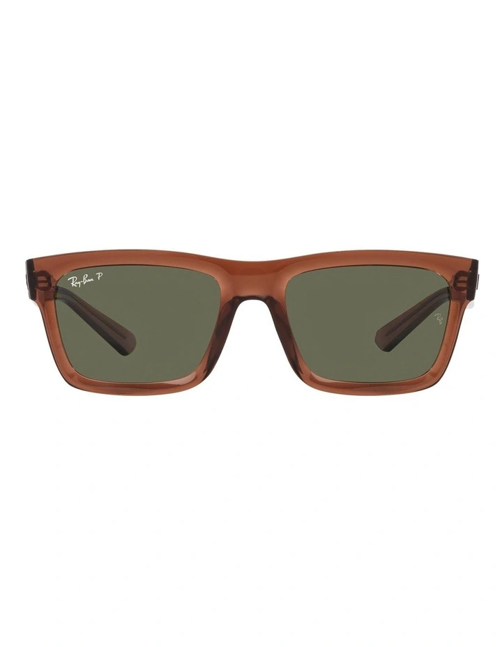 Warren Bio-Based Polarised Sunglasses in Brown