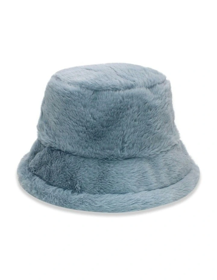 Carla Bucket Hat in Light Blue