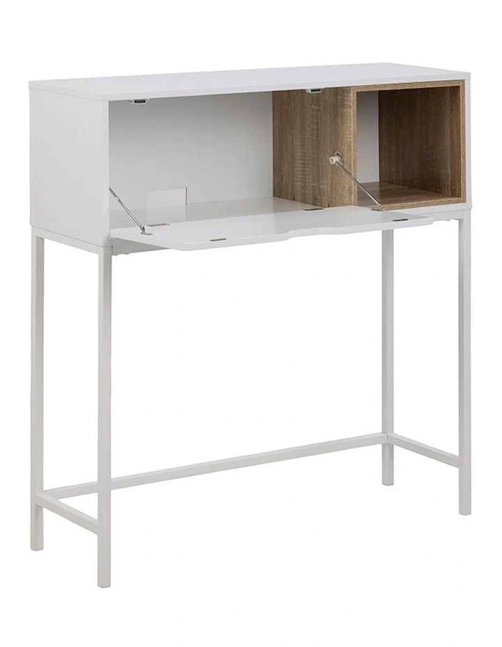 Batley Study Desk Console 91.5cm in White