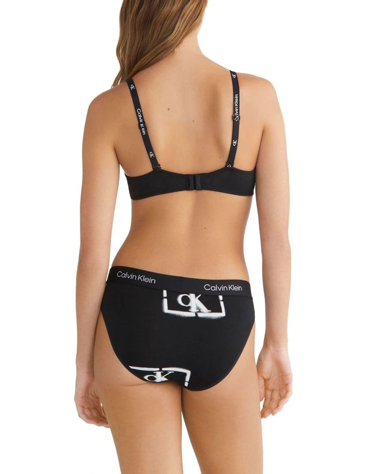 1996 Cotton Lightly Lined Demi in Black