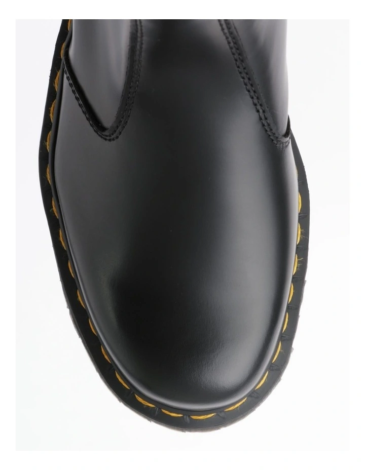 2976 Quad Chelsea Black Boot