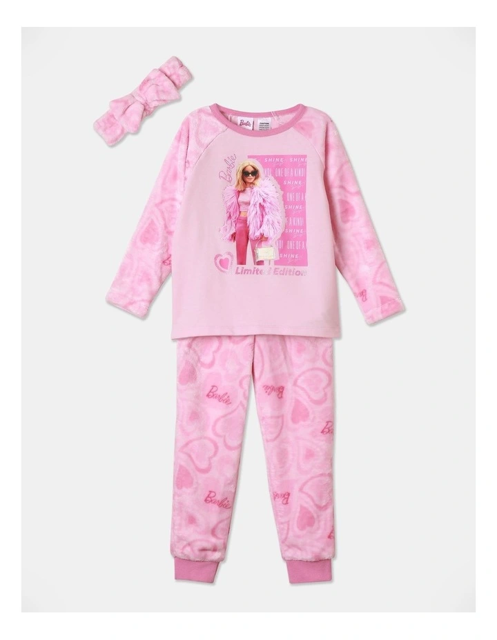 Barbie Pyjama Set in Pale Pink