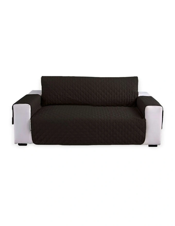 Pet Sofa Couch Cover 2 Seater in Black