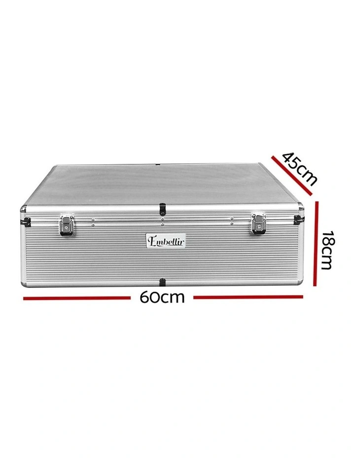 CD/DVD Cases Storage Box 1000 Discs in Silver