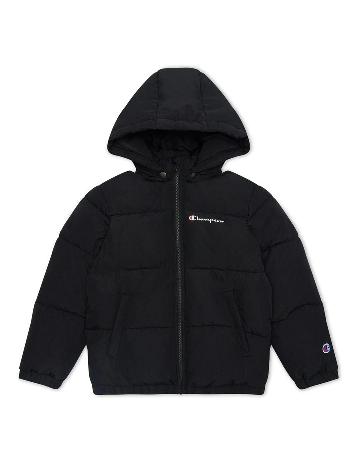Junior Rochester Puffer Jacket in Black