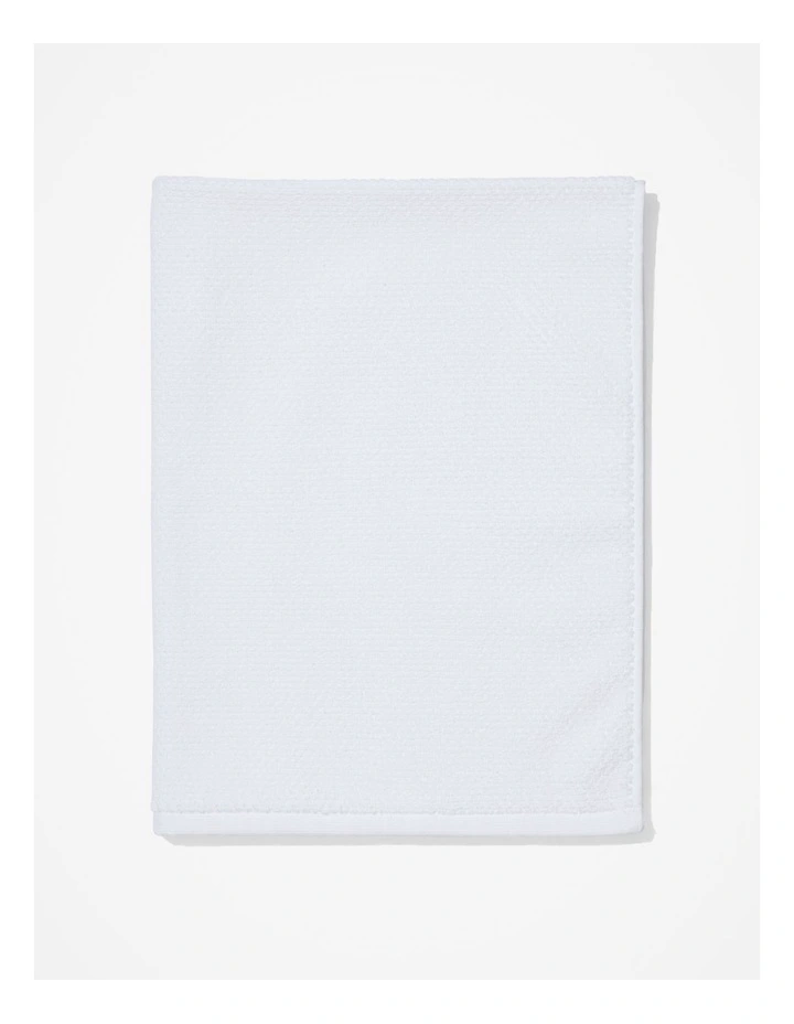 Calo Australian Cotton Bath Mat in White