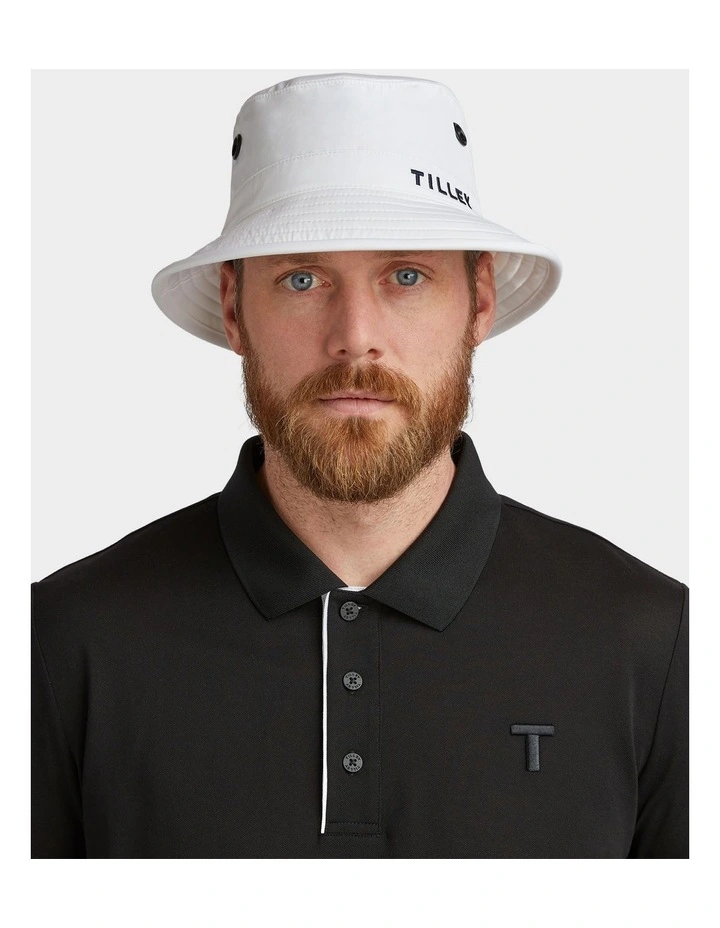 Golf Bucket Hat in White