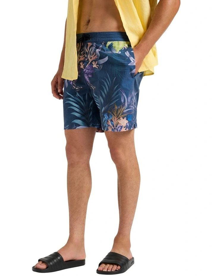 Kula Swim Short in Navy Multi