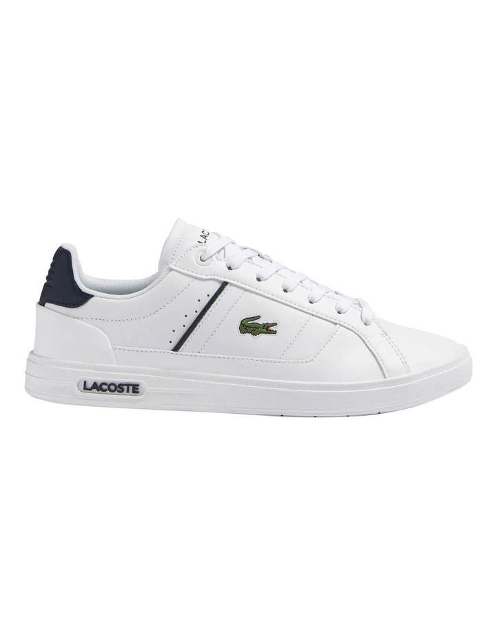 Europa Pro Leather Sneaker in White/Navy