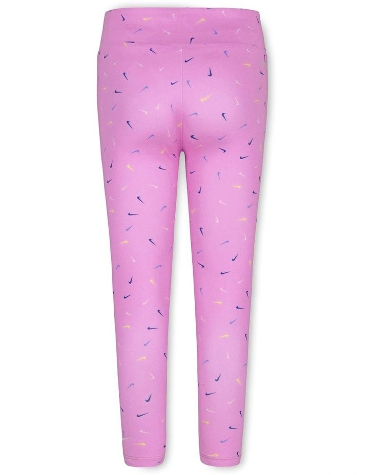 Swoosh Logo Legging in Pink