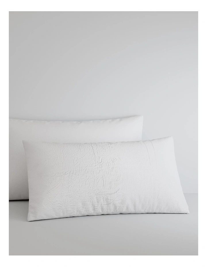 Nyah Pillowcase Pair in White