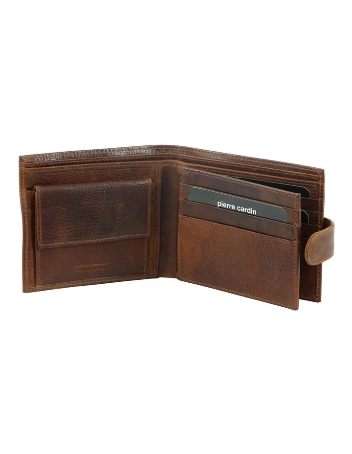 Leather Wallet/Card Holder in Cognac