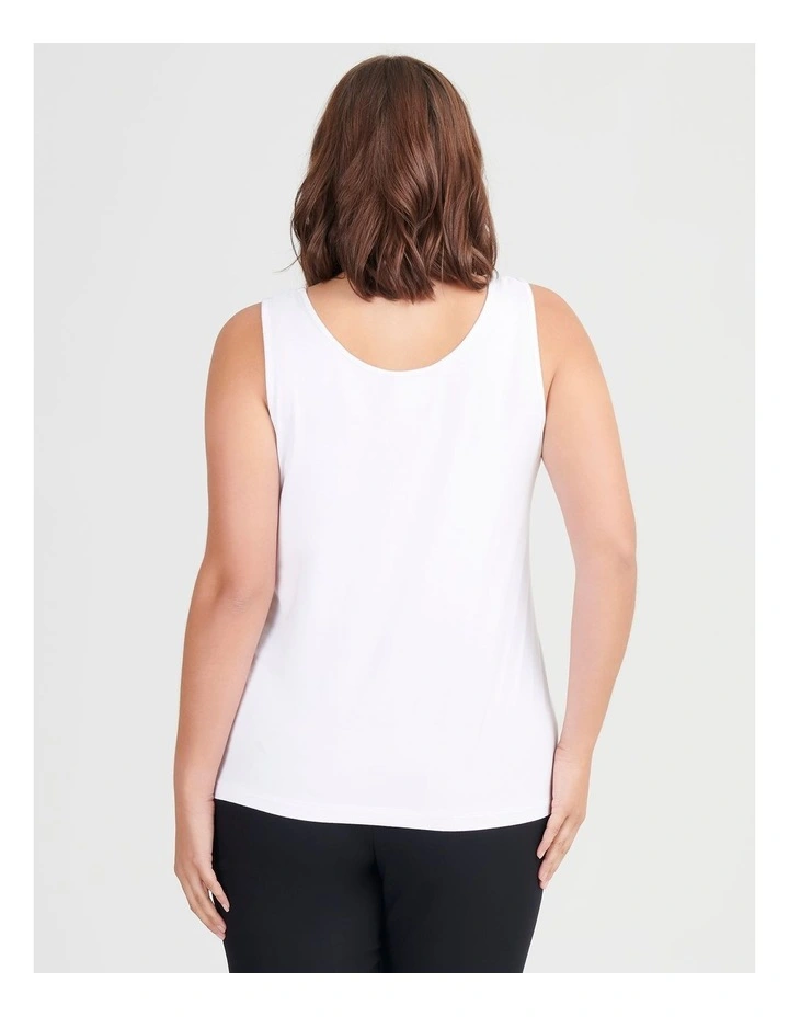 Bamboo Base Cami White