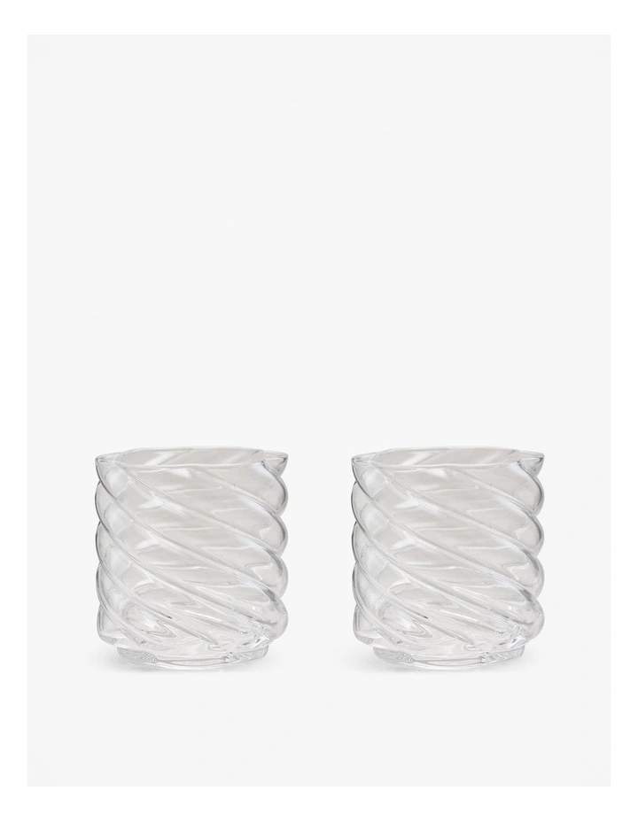 George Cocktail Glass Set Of 2 in Clear