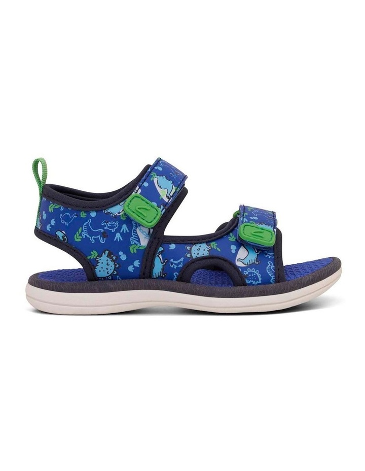 Fisher Beach Sandals in Navy Black Dino