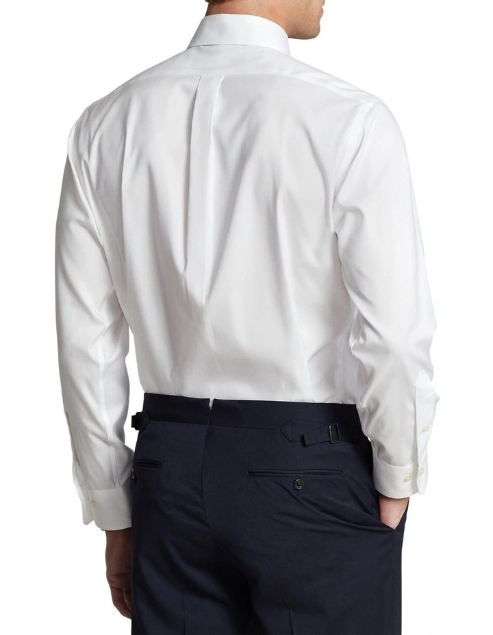 Classic Fit Poplin Shirt in White