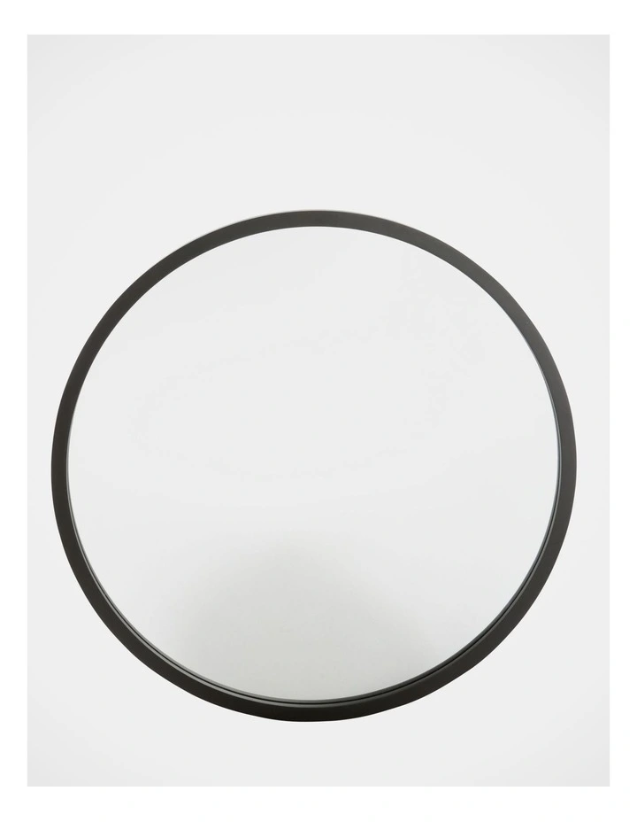 Mirror Round 70cm in Black