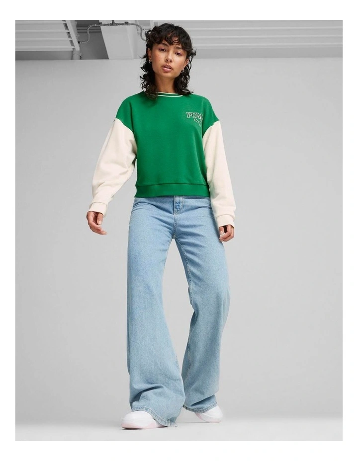 Squad Crew Sweatshirt in Green