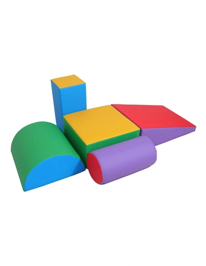 Soft Foam Blocks Indoor Climbing Playset 5 Pieces in Assorted