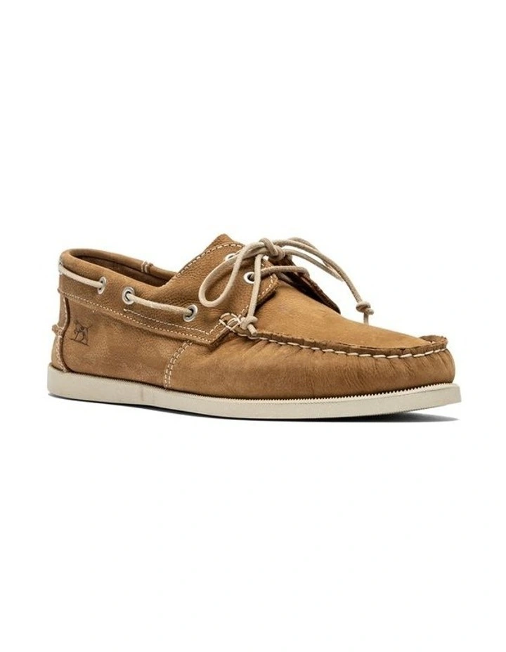 Viaduct Boat Shoe in Tan