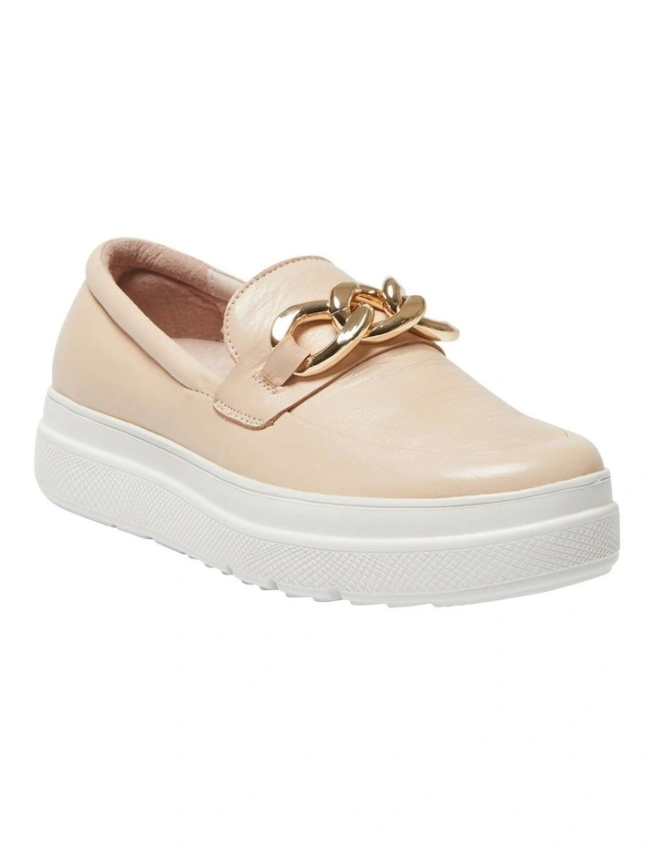 Bates Leather Sneaker in Blush