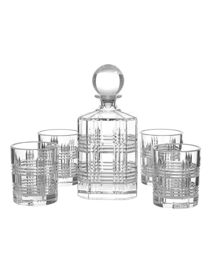 Bond 5 Piece Whisky Decanter Set