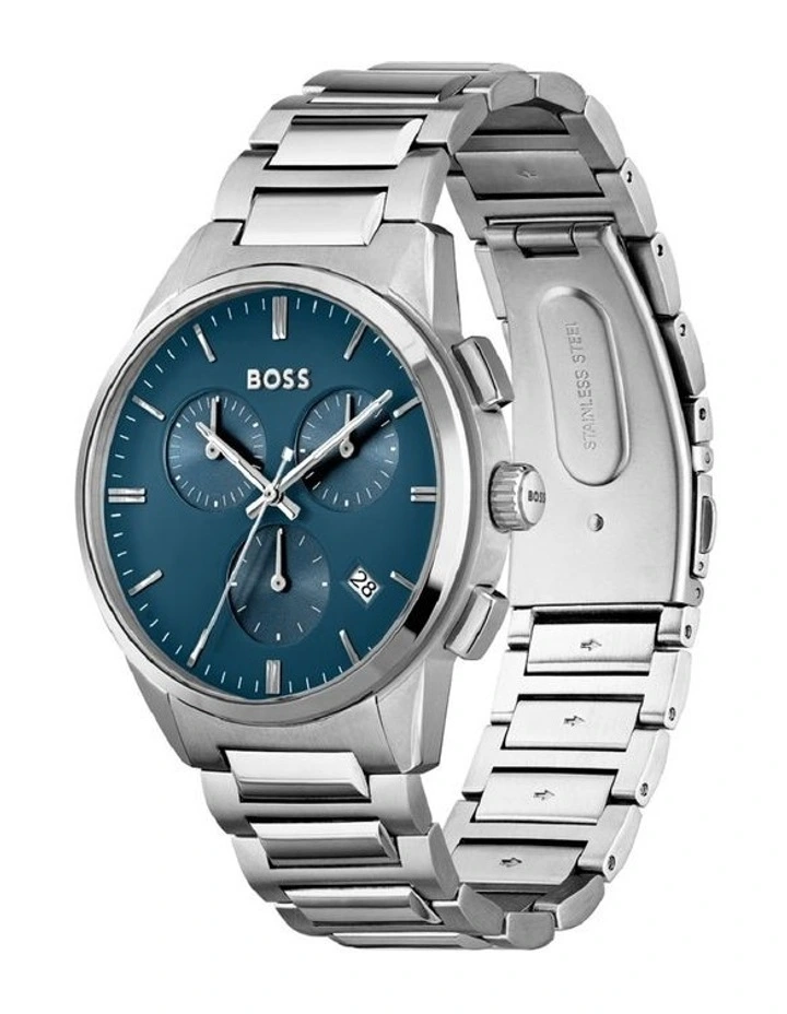 Dapper Men's Qtz Chronograph Watch 1513927 in Stainless Steel