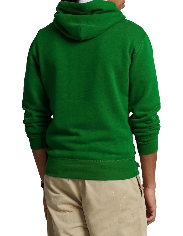 The Fleece Logo Hoodie in Green