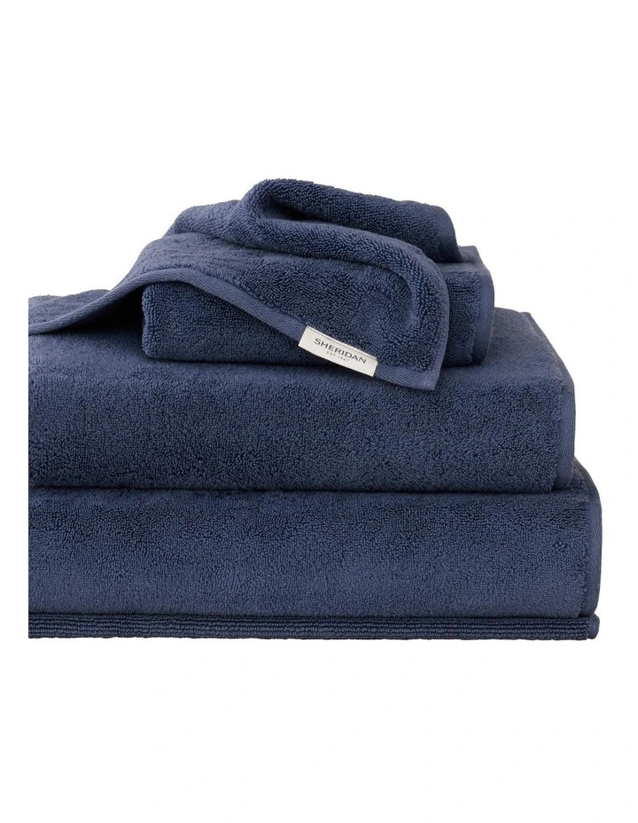 Aven Towel Collection in Indigo