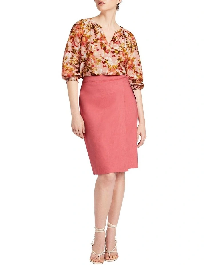 Kodi Silk Cotton Blouse In Multi